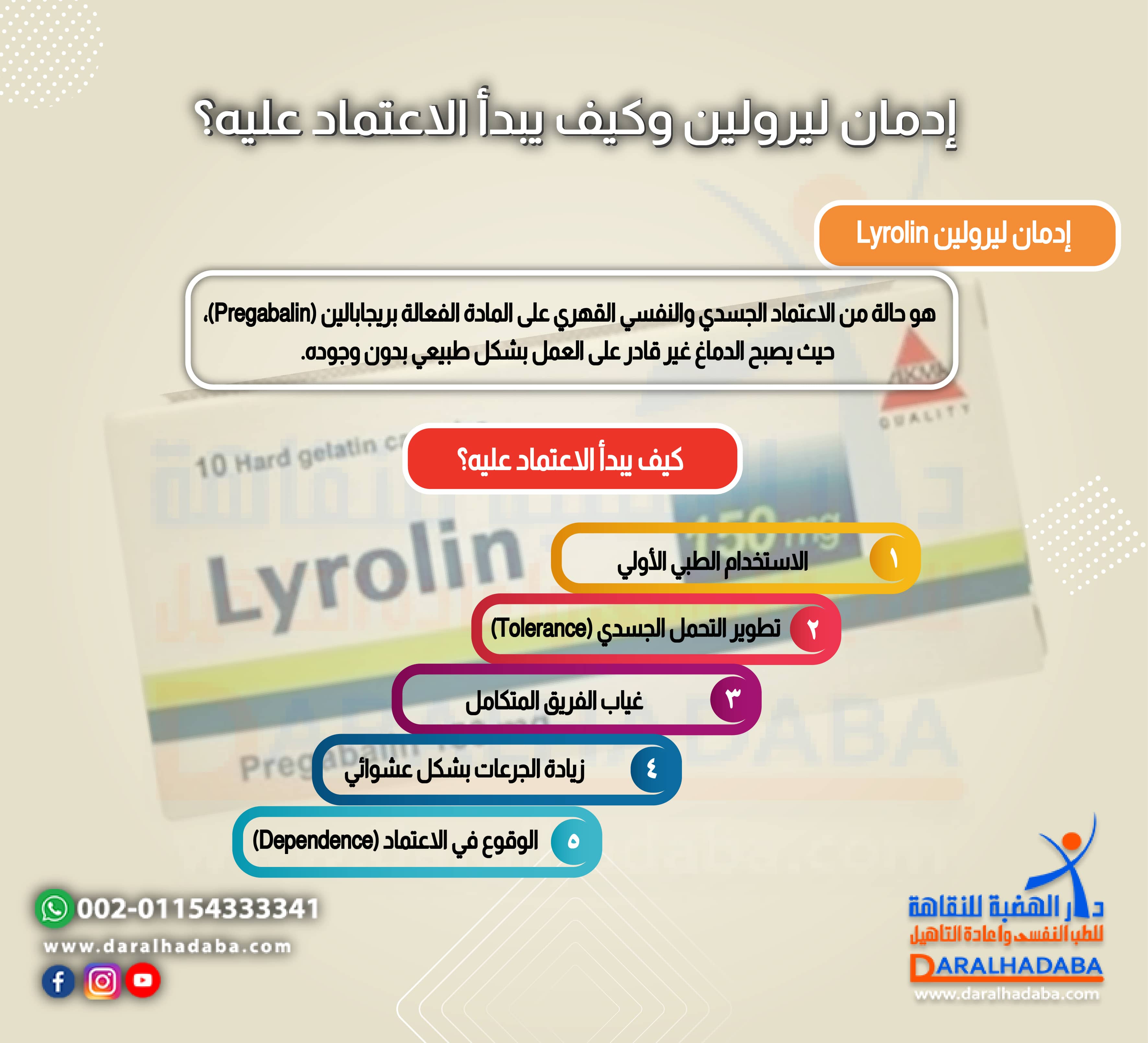 إدمان ليرولين وكيف يبدأ الاعتماد عليه؟